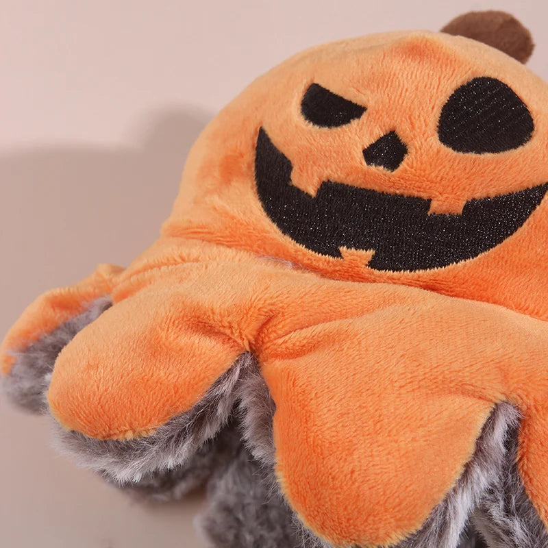 Halloween Dog Plush Toy Dog Ghost Festival Plush Sound Toy Flip Pumpkin Pirate Octopus Pet Flip Pumpkin Octopus Doll Plush Toy