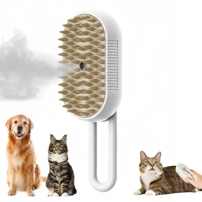 3 in 1 Pet Brush Cat Steam Brush 