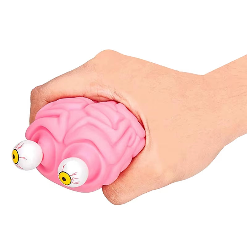 Anti Stress Flippy Brain Squishy Eye Popping 