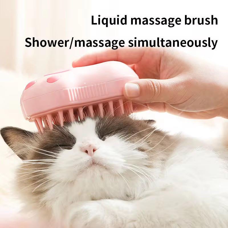 3 in 1 Pet Brush Cat Steam Brush 