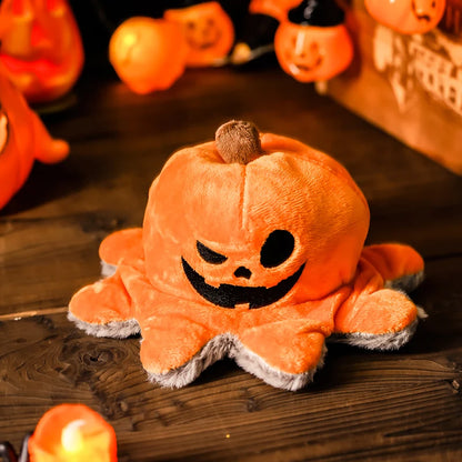 Halloween Dog Plush Toy Dog Ghost Festival Plush Sound Toy Flip Pumpkin Pirate Octopus Pet Flip Pumpkin Octopus Doll Plush Toy