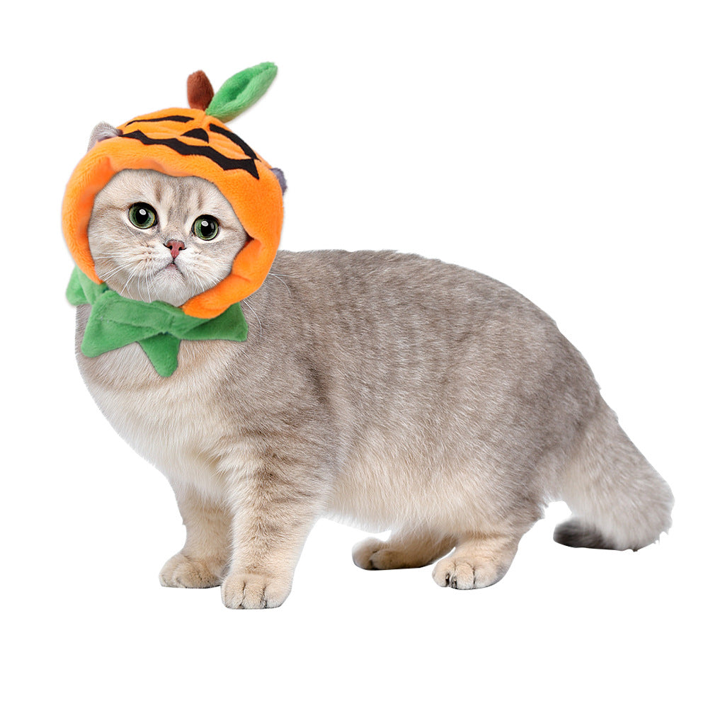 Halloween Pumpkin Double-Sided Dog Cloak Cat Halloween Ornaments