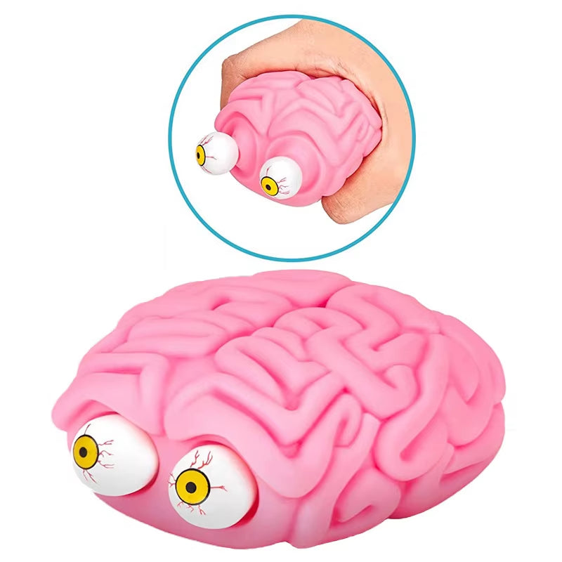Anti Stress Flippy Brain Squishy Eye Popping 