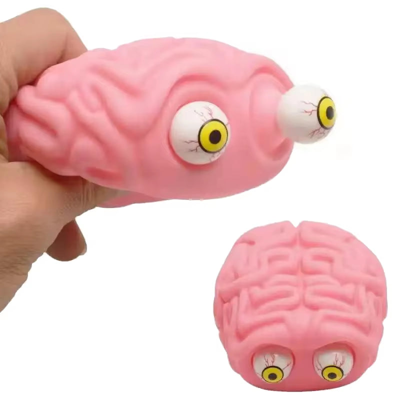 Anti Stress Flippy Brain Squishy Eye Popping 